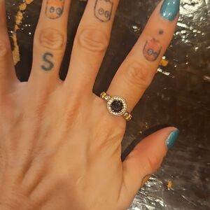 Obsidian Fragrant Jewels Ring